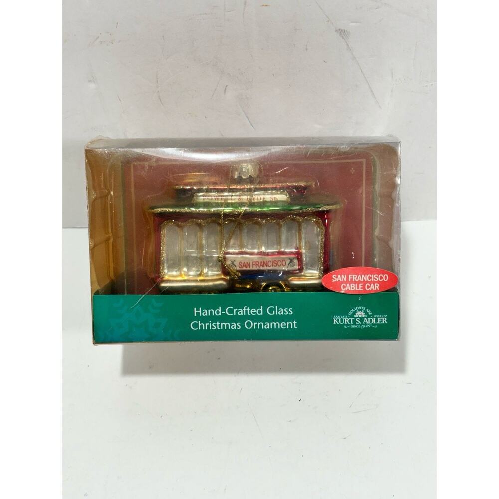 Kurt S. Adler Polonaise Collection S.F. San Francisco‎ Cable Car ZFDH707 SF RARE
